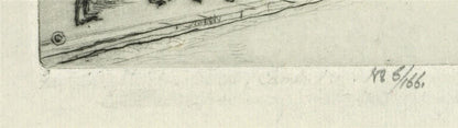 Cyril Edward Power (1872-1951) Pencil Signed Etching St John's College Cambridge4