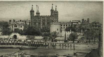 Mortimer Menpes (1855-1938) - Pencil Signed Etching - Tower Of London6
