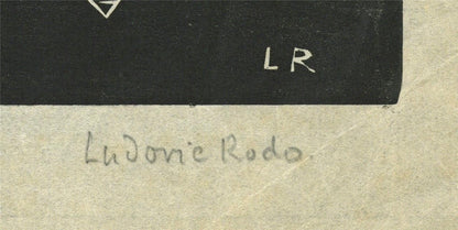 Ludovic-Rodo Pissarro (1878-1952) Pencil Signed Wood Engraving - Baigneuses2