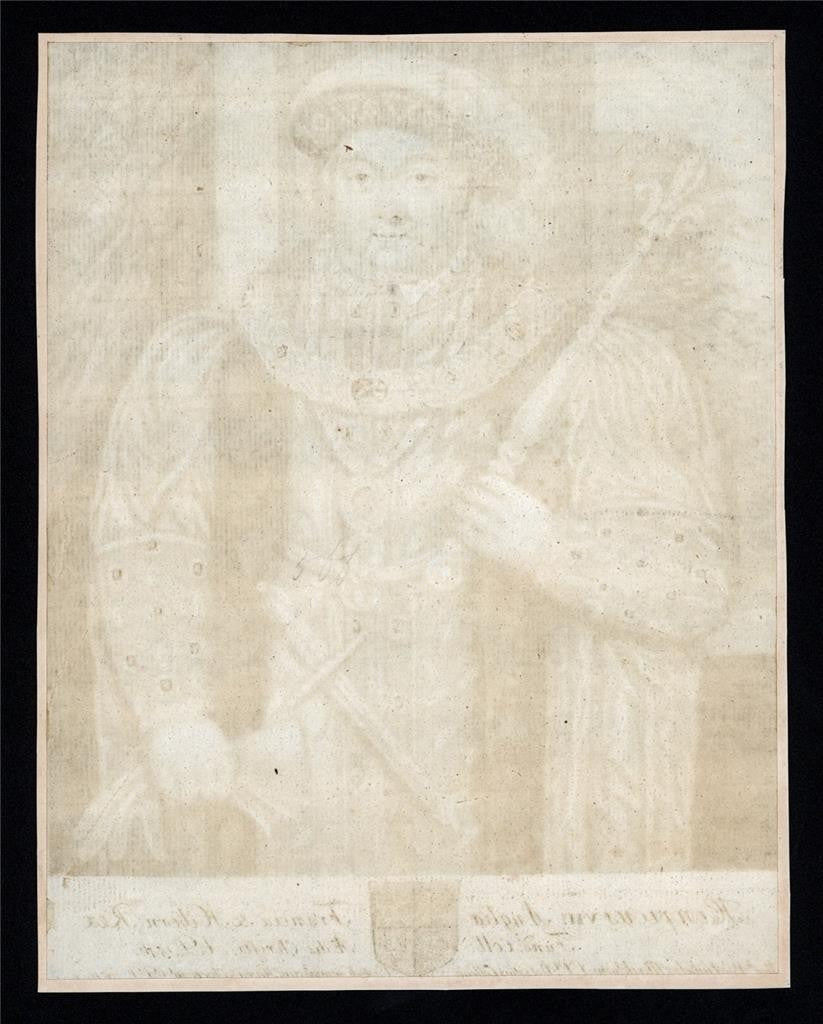 Published By Henry Parker - Antique Mezzotint - Henry VIII4