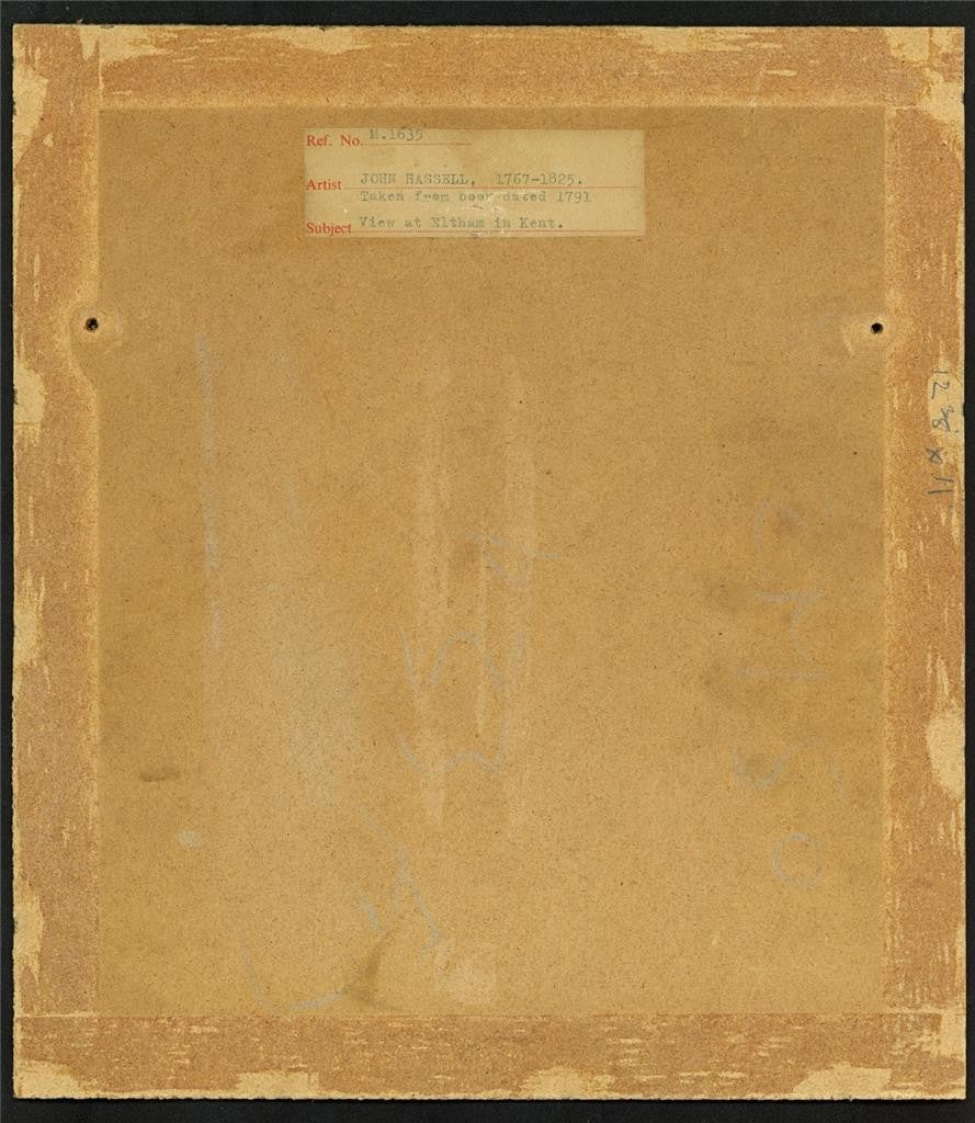 John Hassell (1767-1825) Watercolour Painting - Eltham, Kent - c17914