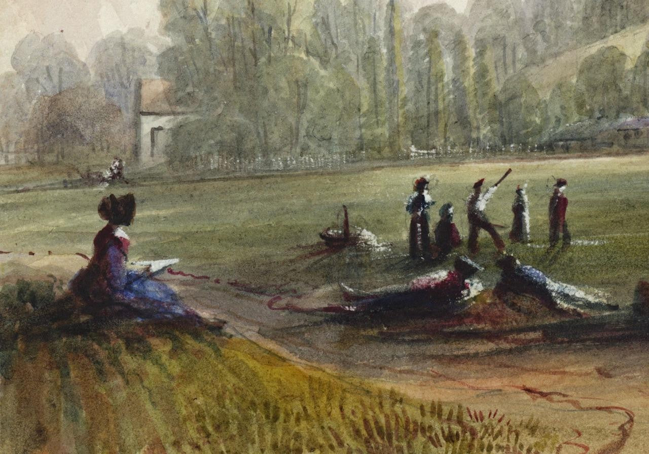 Mary Webster (1794-1883) Watercolour Painting - Harrow Church London 18404