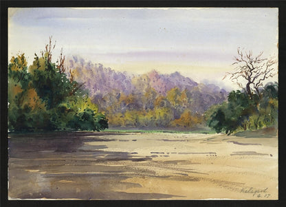 Kalagarh India 1907 - Watercolour Painting - Arthur Herbert Hussey (1863-1923)2