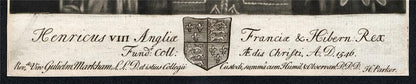 Published By Henry Parker - Antique Mezzotint - Henry VIII2