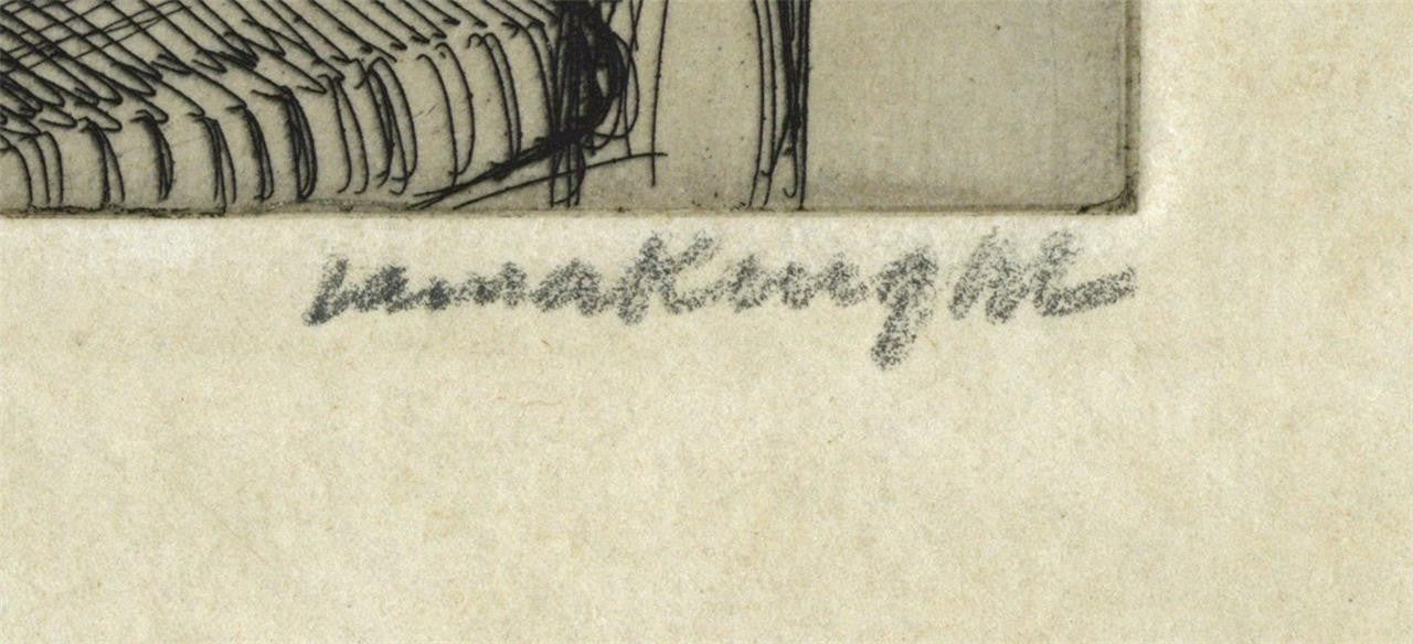 Dame Laura Knight (18771970) Pencil Signed Etching Mother & Child2