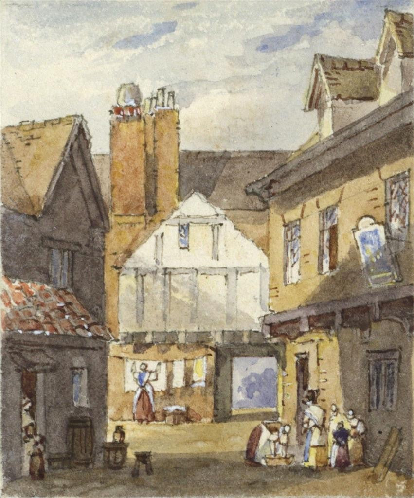 Style Of Samuel Prout - Miniature Watercolour Painting - 19th Century0