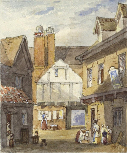 Style Of Samuel Prout - Miniature Watercolour Painting - 19th Century0