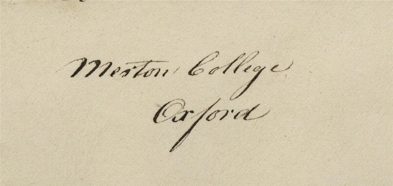 Mary Webster (1794-1883) Watercolour Painting - Merton College Oxford 18404