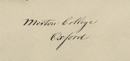 Mary Webster (1794-1883) Watercolour Painting - Merton College Oxford 18404