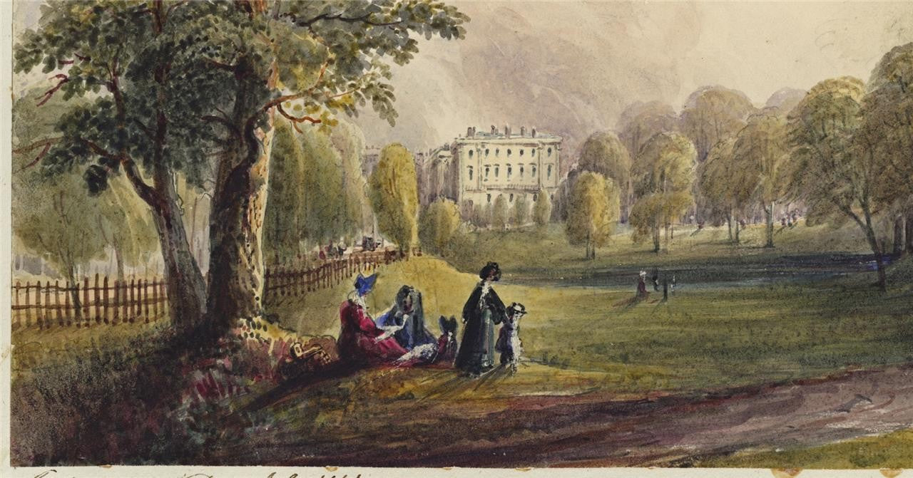 Mary Webster (1794-1883) Watercolour Painting Apsley House Hyde Park London 18415