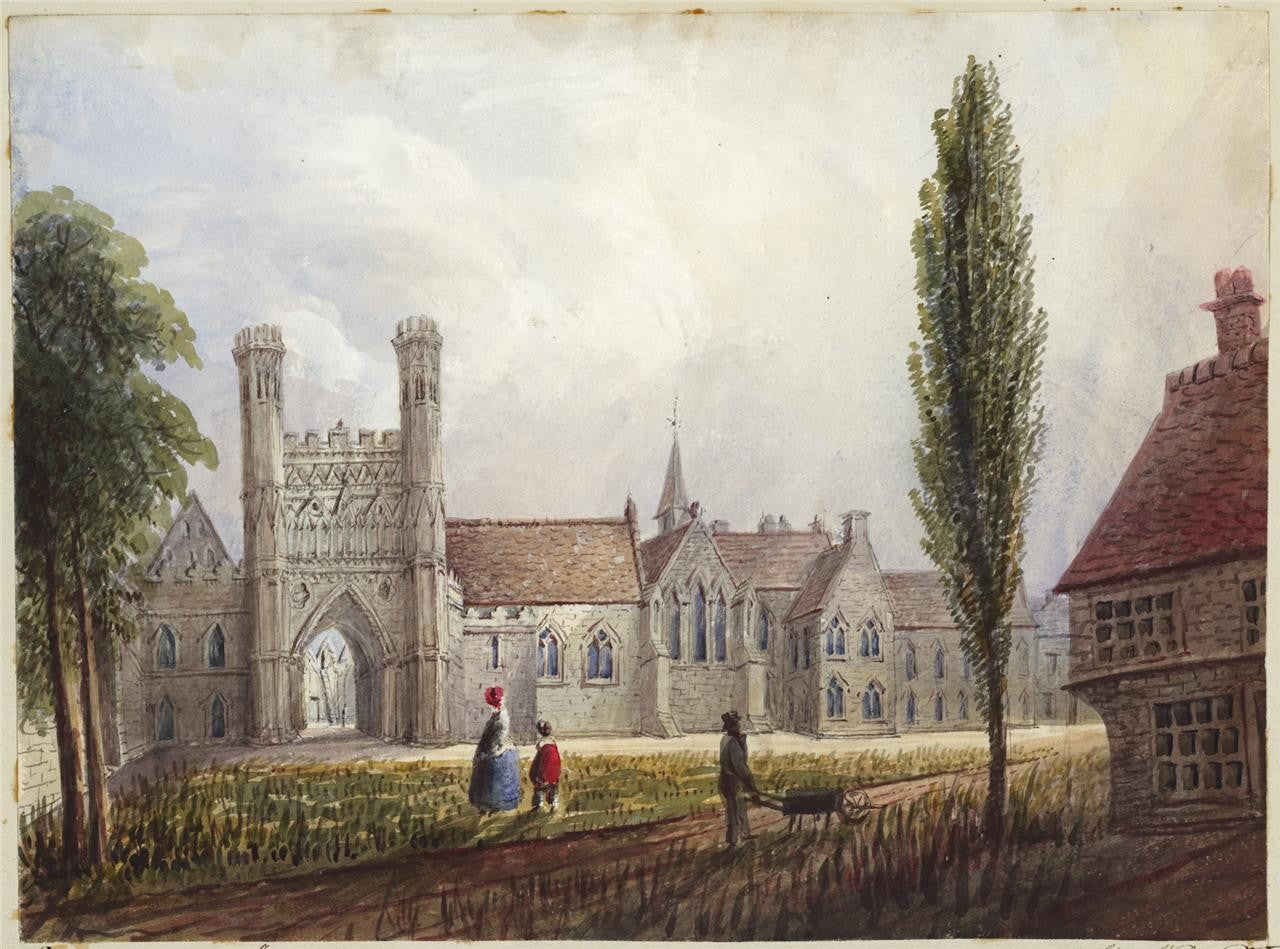 Mary Webster - Watercolour Painting - St Augustine's Abbey Canterbury 18460
