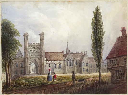 Mary Webster - Watercolour Painting - St Augustine's Abbey Canterbury 18460