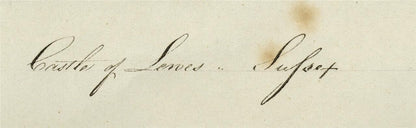 Mary Webster (1794-1883) Watercolour Painting Lewes Castle Sussex 18383