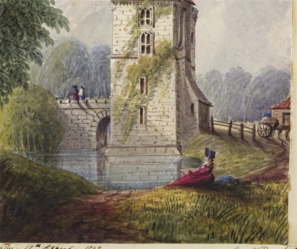 Mary Webster - Watercolour Painting - Gateway Of Michelham Abbey Priory 18425