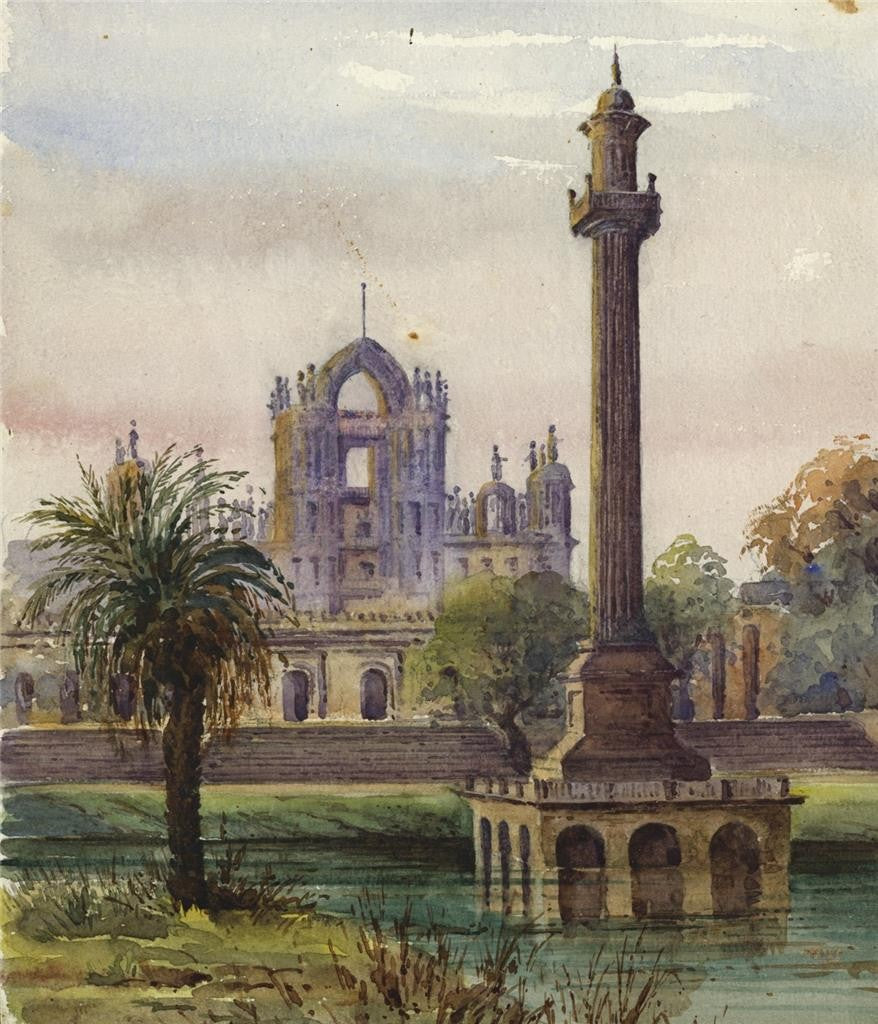 Lucknow India - Watercolour Painting - Arthur Herbert Hussey (1863-1923)3