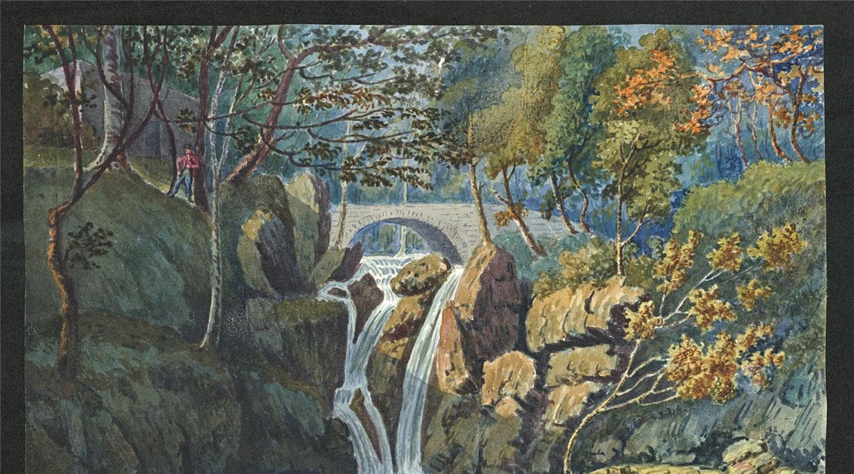 James Wilcox (1778-1865) Watercolour Painting Rydal Park Near Ambleside 18044