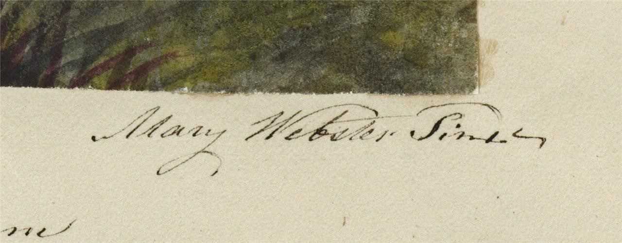 Mary Webster (1794-1883) Watercolour Painting Dowdeswell Near Cheltenham 18402