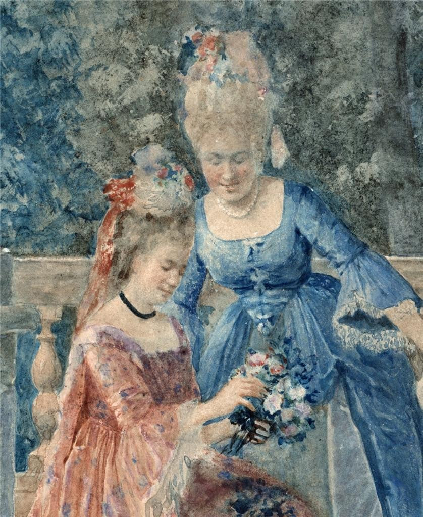 Luigi Maggiorani - Watercolour Painting - Rome / Roma Italy 1875 19th Century9
