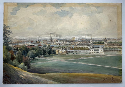 C B Core Watercolour Painting Greenwich London 19382