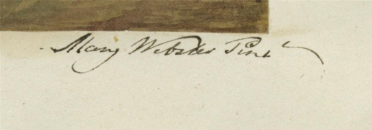 Mary Webster (1794-1883) Watercolour Painting Hyde Park Barracks London 18392