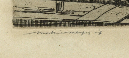 Mortimer Menpes (1855-1938) - Pencil Signed Etching - Near Billingsgate London2