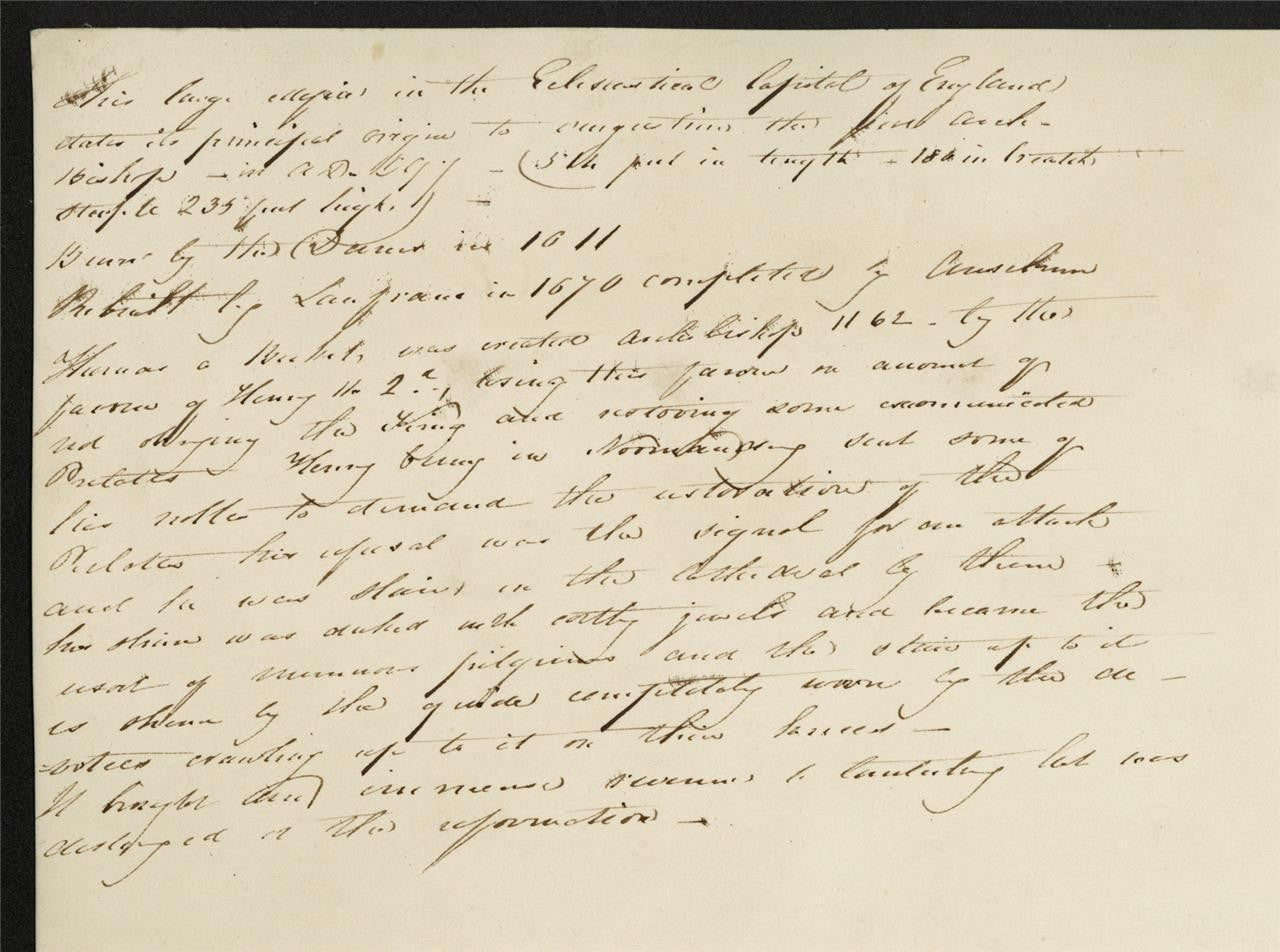 Mary Webster (1794-1883) - Watercolour Painting - Canterbury Cathedral 184310