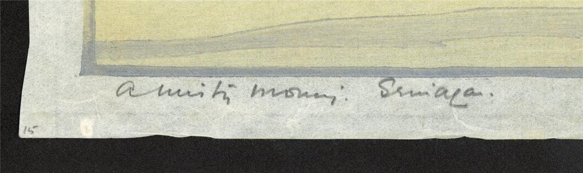 D N Morgan - Woodcut Signed In Pencil - A Misty Morning Srinagar India3