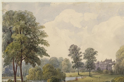 Mary Webster (1794-1883) Watercolour Painting Buckingham Palace London 18418