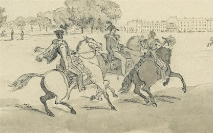 James Wilcox (1778-1865) Painting Royal Artillery Barracks Woolwich London 18437
