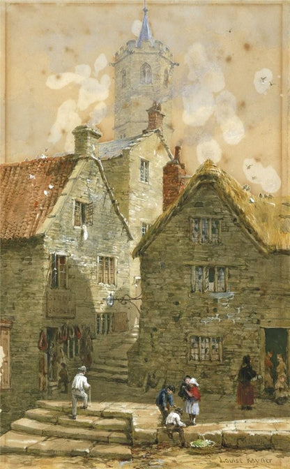 Louise Rayner (1832-1924) - Watercolour Painting - South Petherton Somerset0