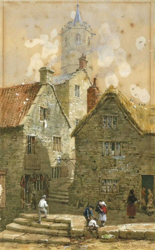 Louise Rayner (1832-1924) - Watercolour Painting - South Petherton Somerset0