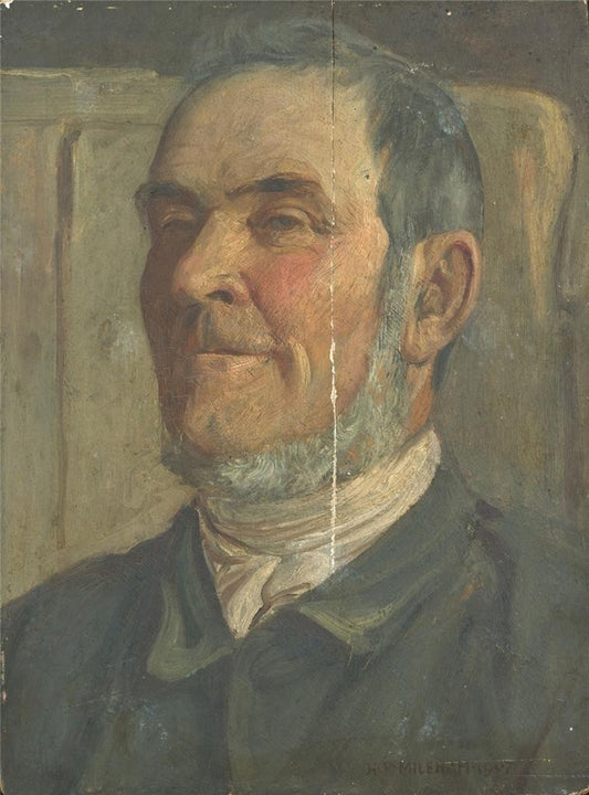 Harry Robert Mileham (1873-1957) Oil Painting - Portrait Of A Gentleman 19070