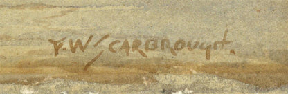 Frederick William Scarborough (18601939) Watercolour Painting Woolwich London2