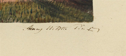 Mary Webster (1794-1883) Watercolour Painting - Chenies Buckinghamshire 18452