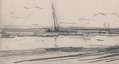 George Charles Haite (1855-1924) Pencil Drawing 1899 Wells-Next-The-Sea5