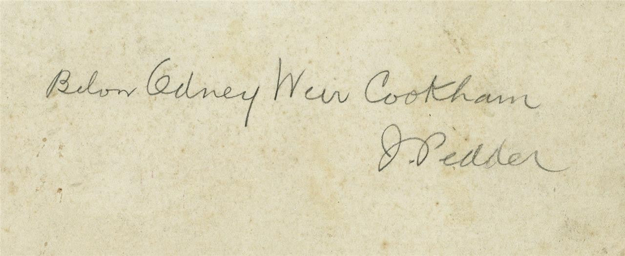 John Pedder (1850-1929) Watercolour Painting Odney Weir Cookham Berkshire4