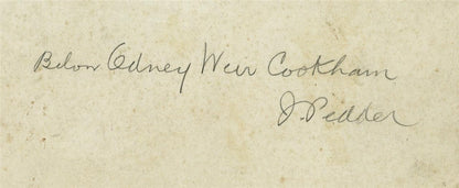 John Pedder (1850-1929) Watercolour Painting Odney Weir Cookham Berkshire4