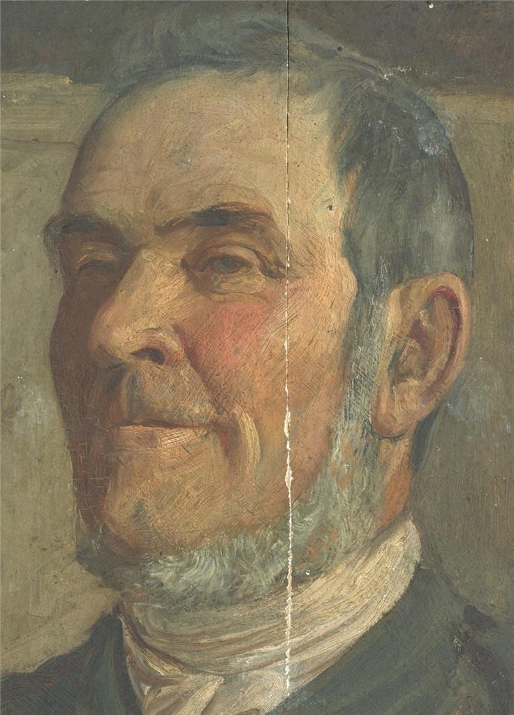 Harry Robert Mileham (1873-1957) Oil Painting - Portrait Of A Gentleman 19076