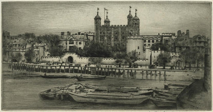 Mortimer Menpes (1855-1938) - Pencil Signed Etching - Tower Of London0