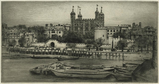 Mortimer Menpes (1855-1938) - Pencil Signed Etching - Tower Of London0