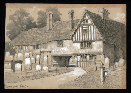 Penshurst Kent - Small Watercolour Painting - James Foster Wadmore2