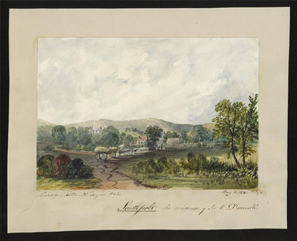 Mary Webster (1794-1883) Watercolour Painting - Southfield Sussex 18421