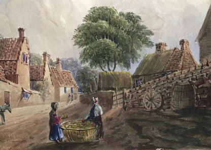 Mary Webster (1794-1883) Watercolour Painting - Reading Street Broadstairs 18433
