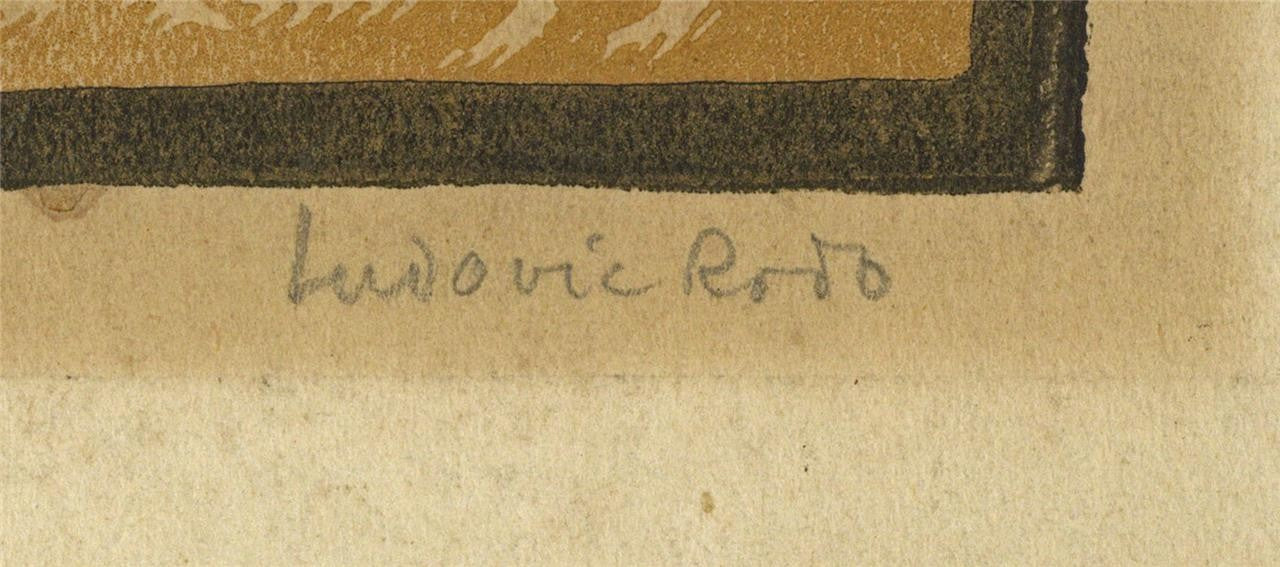 Ludovic-Rodo Pissarro (1878-1952) Pencil Signed Woodcut - Bookplate Magazine2