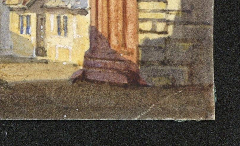 Style Of Samuel Prout Rouen Cathedral France Watercolour Painting 19th Century3
