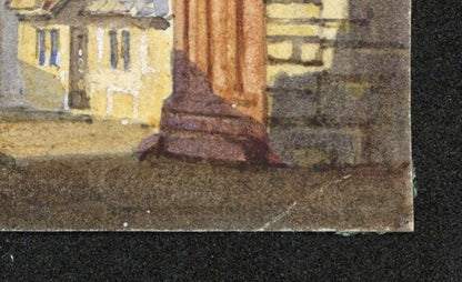 Style Of Samuel Prout Rouen Cathedral France Watercolour Painting 19th Century3