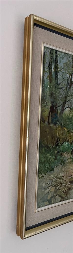 George Thompson (1934-2019) Oil Painting The Black Swan At Ravenstonedale7