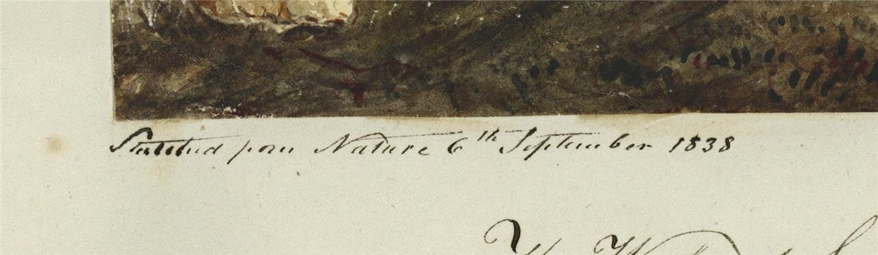 Mary Webster Watercolour Painting The Weald Of Sussex From The Devil's Dyke 18383