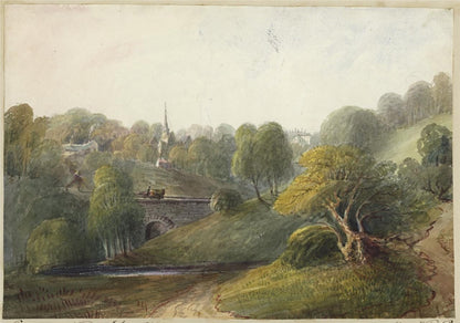 Mary Webster (1794-1883) Watercolour Painting - Dowdeswell Near Cheltenham 18400