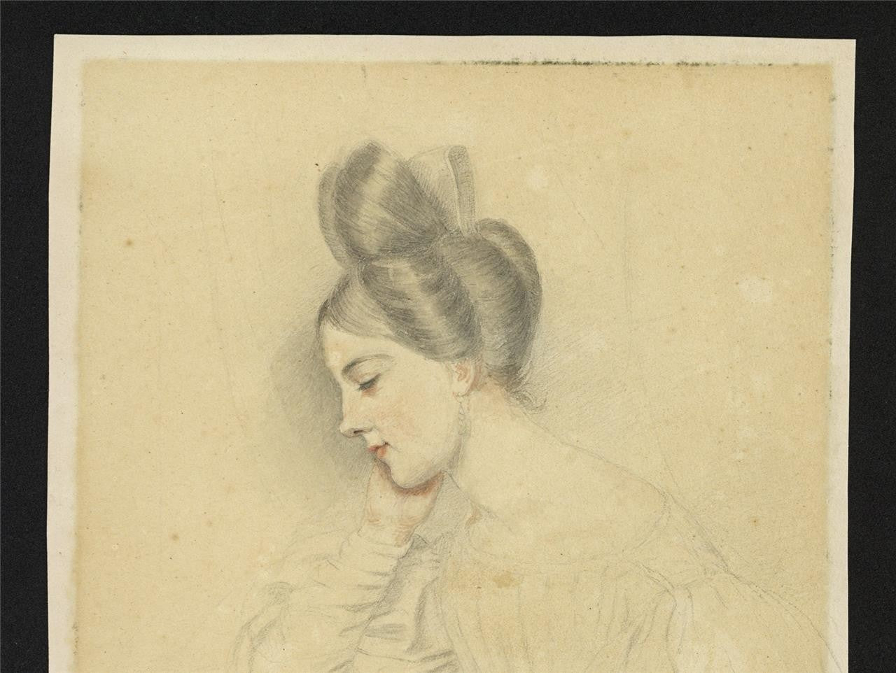 Isaac Wane Slater (1784-1836) Watercolour Painting Portrait Of A Lady 18316